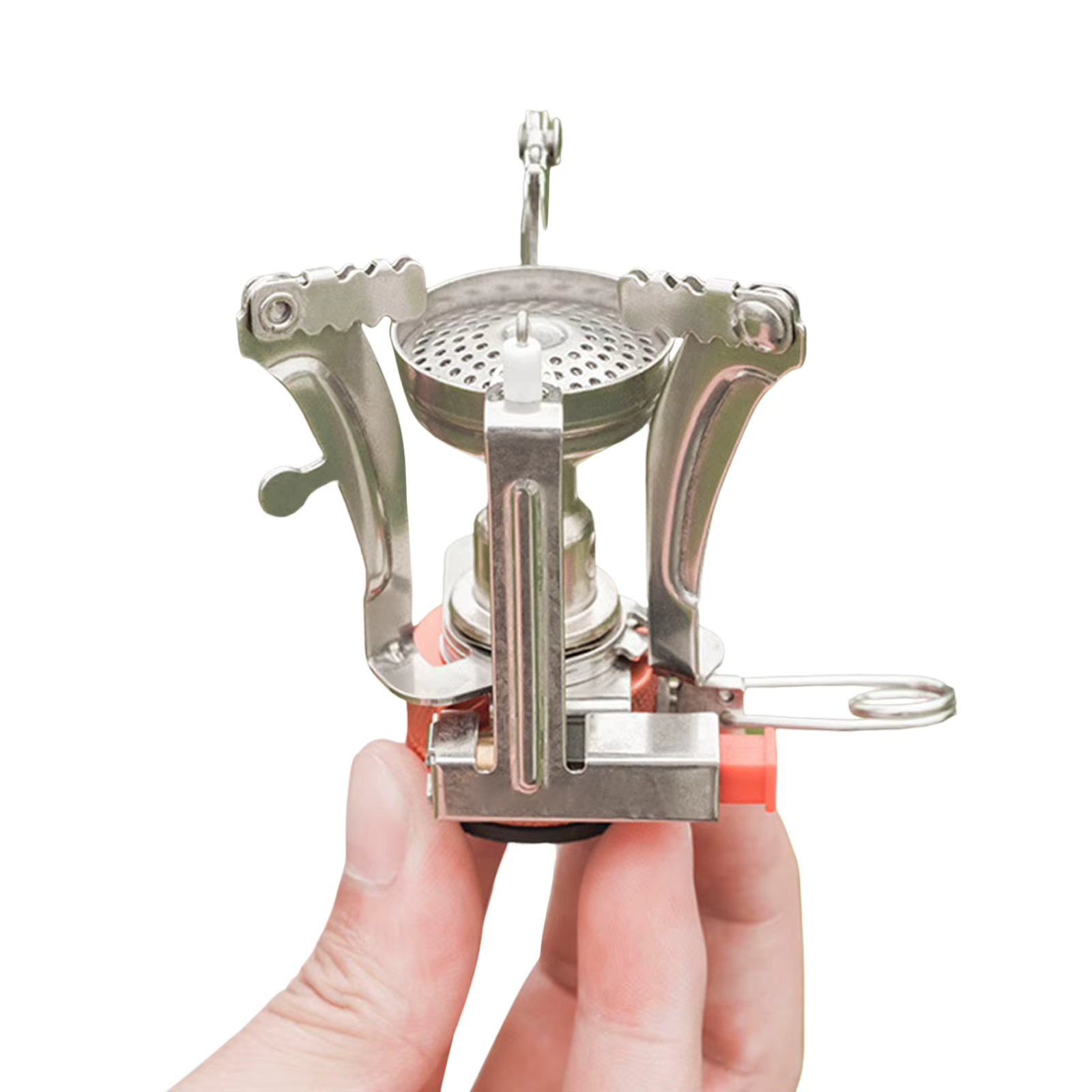 Pocket Rocket Stove Lightweight Windproof Mini Backpacking Canister Stove 3000W Outdoor Cooking Burner Portable Small Camp