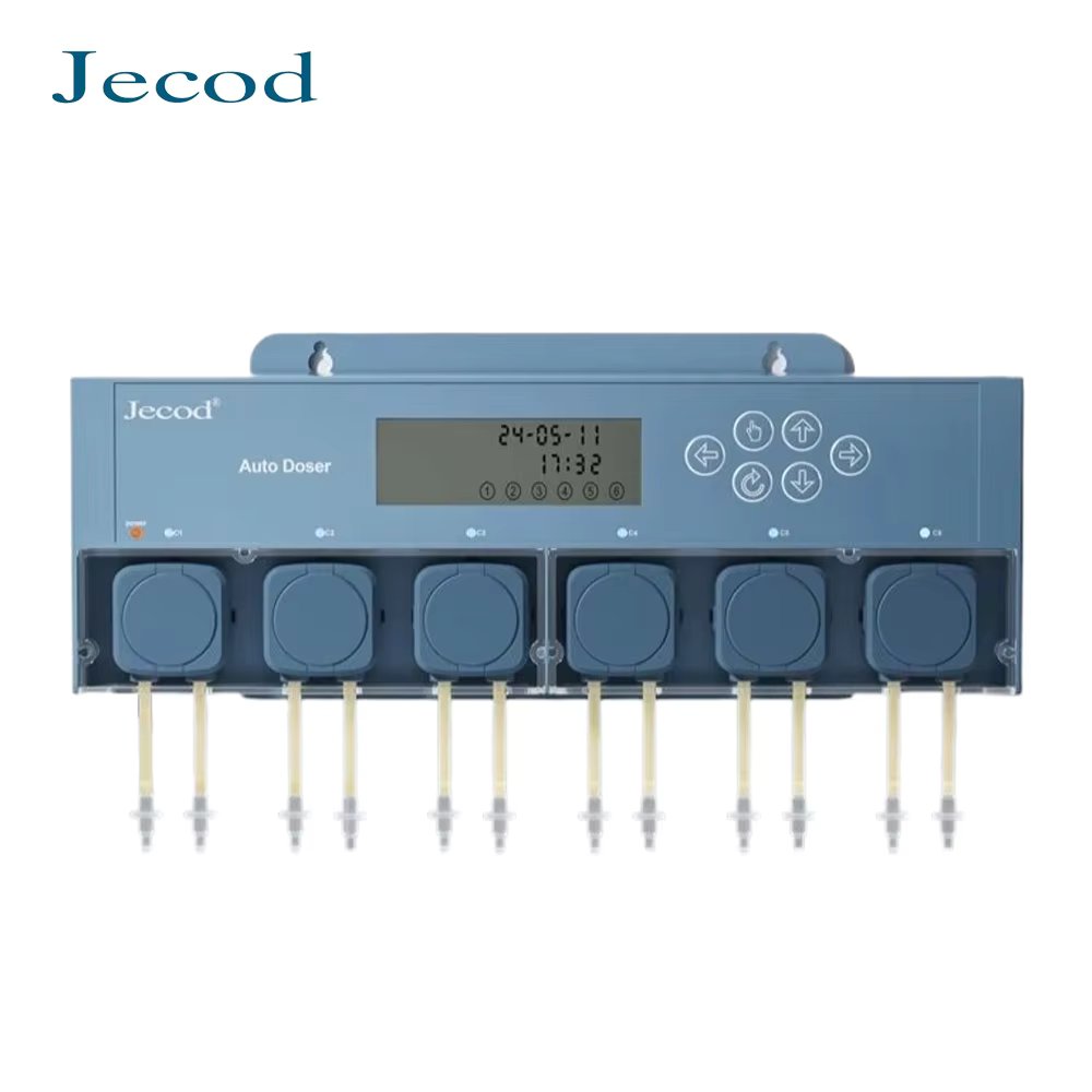 Jebao Jecod New Smart DC 12V Bluetooth App Programmable DOSER 5.4/5.6 Auto Saltwater Freshwater Fish Tank Aquarium Dosing Pump