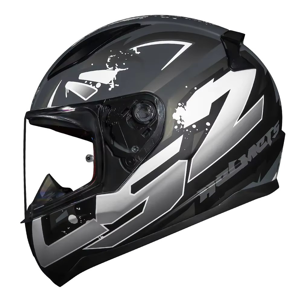 Capacete Ls2 Rapid FF353 Tagline Matte Black / Silver