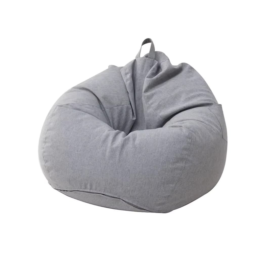 Bean Bag Sofa with Filling,Soft Linen Bean Bag Chair Filled,Removable Washable Bean Bag for Home Living Room BedRoom Dorm