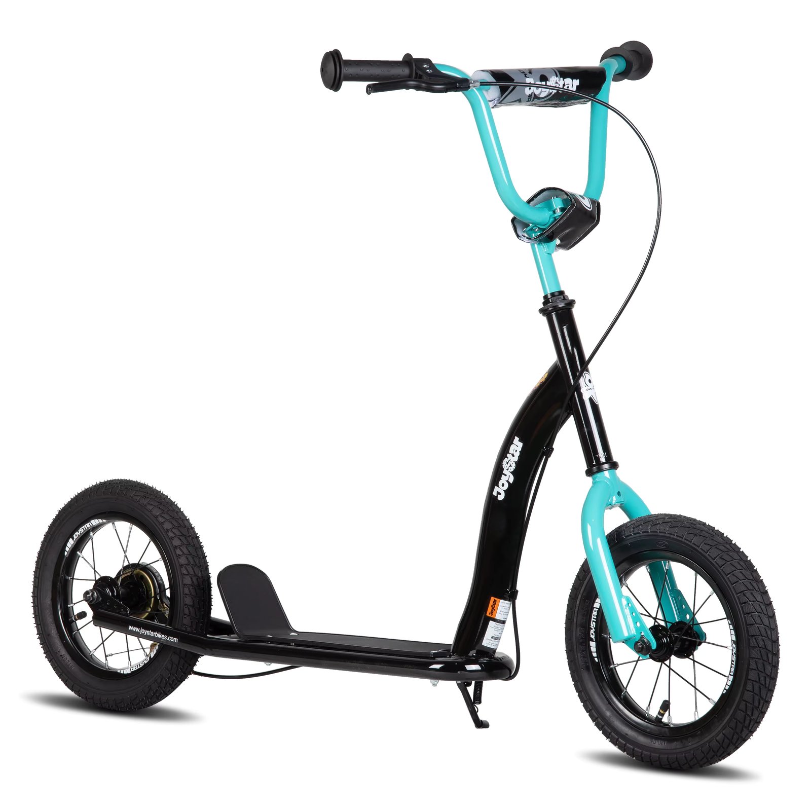 JOYSTAR Kick Scooter for Kids, Lightweight Kids Scooter with Adjustable Handlebar, 12" Inflatable Wheels Rear Drum Brakes