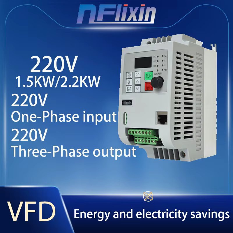 AC Frequency Inverter 1.5KW/2.2kw/4kw /5.5kw/7.5kw 220v AC drives /frequency converter 1/3 phase input 3 phase output