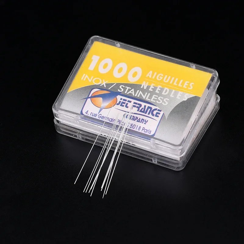 1000Pcs/box Profession Stainless Steel Tattoo Needle Cartridge Tip Needle Silk Tattoo Needle Looseneedle 0.25mm Piercing Needles