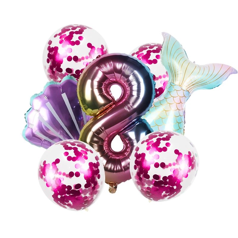 8pcs number-8