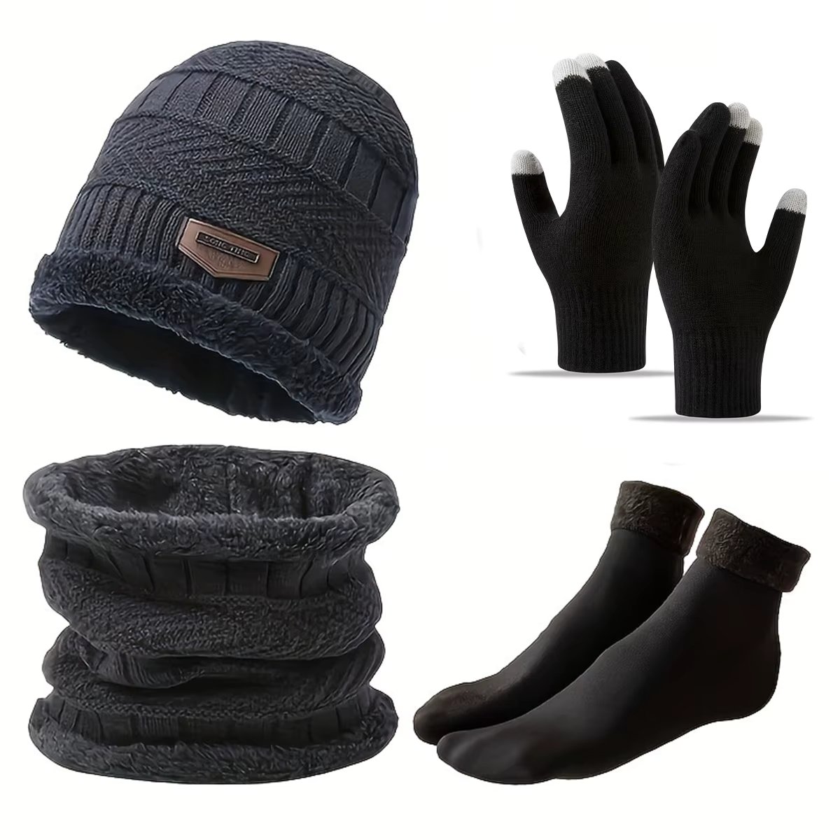 Dark gray 4 pcs set
