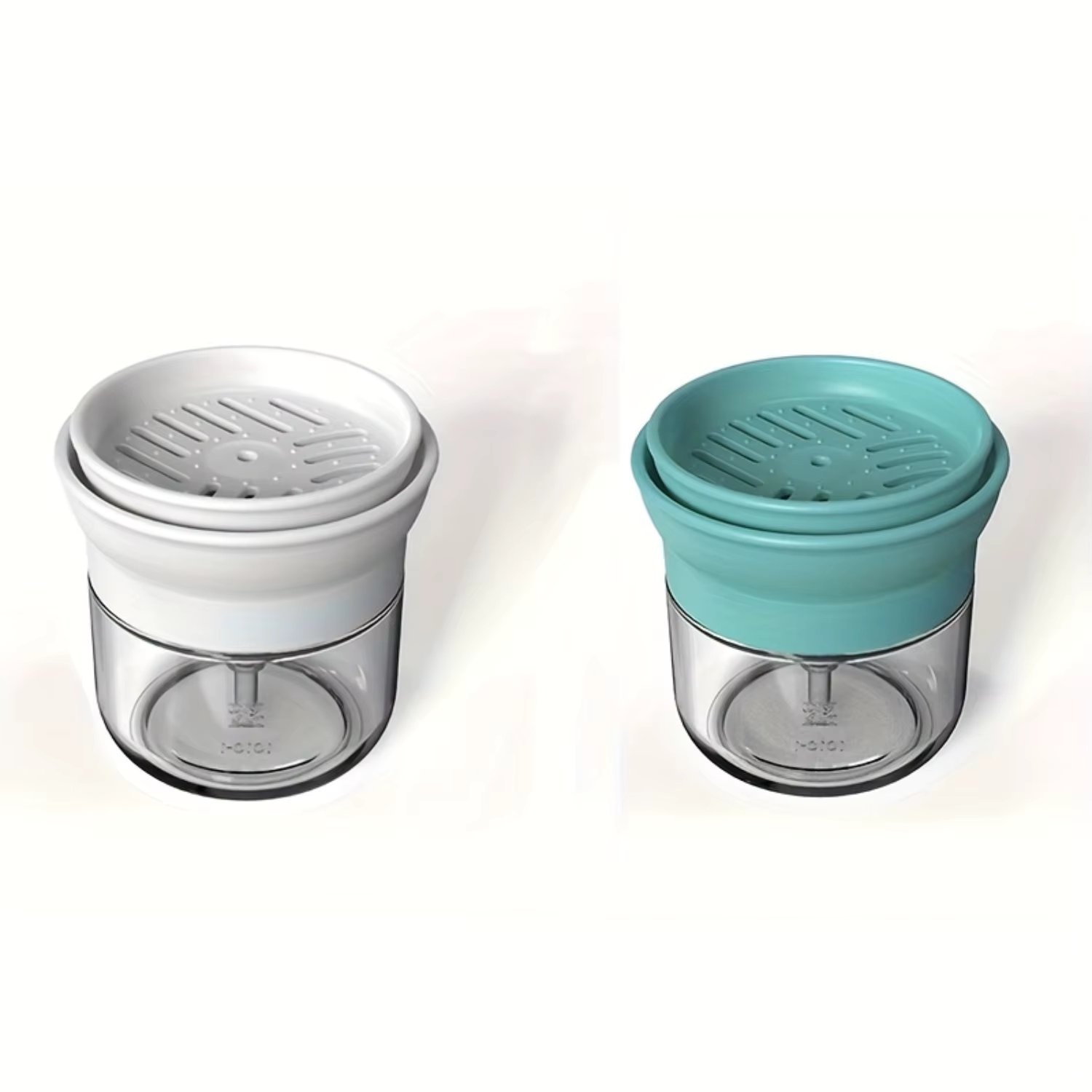 Elegant Glass Soap Dispenser With Sponge - Automatic Press For Dish Soap