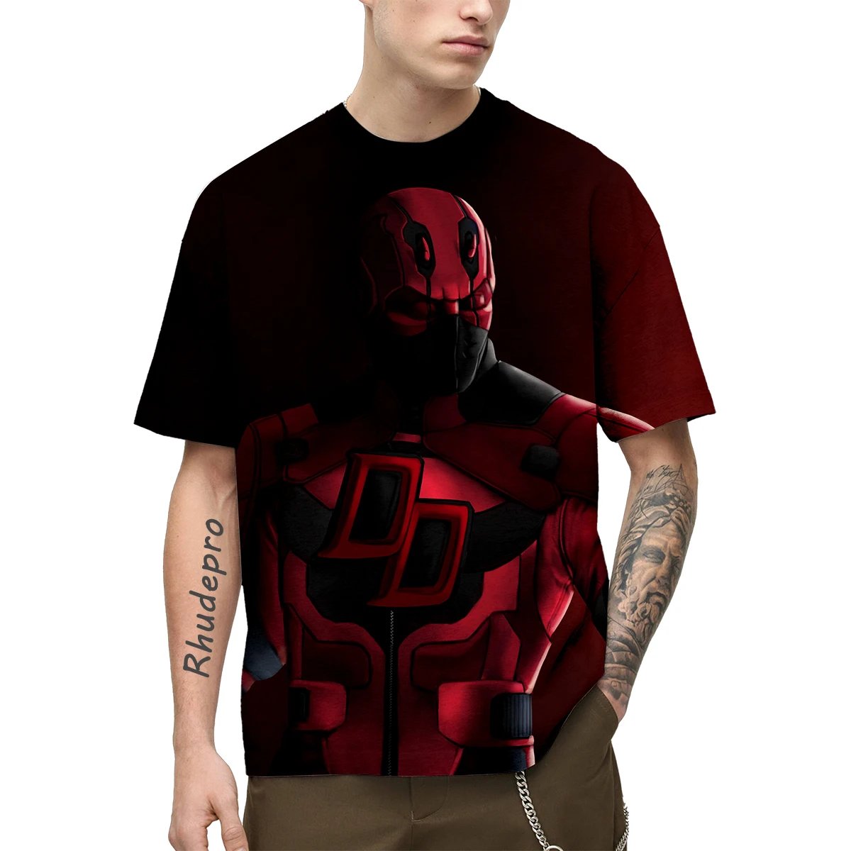 Miniso Summer Men Women Venom Spider-Man T-Shirt 3D Printing Casual Streetwear Tops Tees Fashion Short-Sleeve Clothing Plus Size