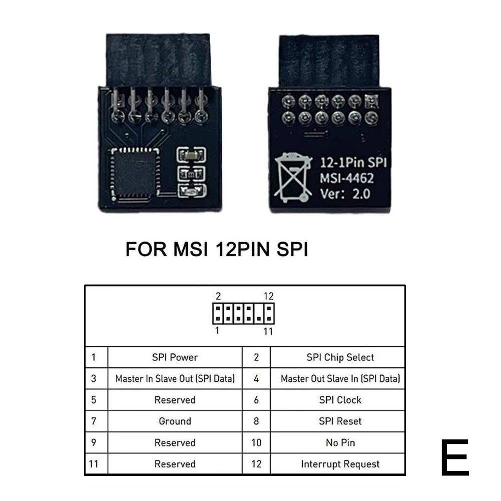 MSI 12Pin SPI