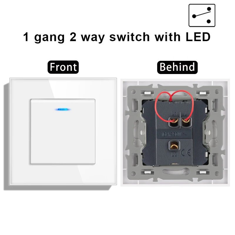 1 gang 2 way LED