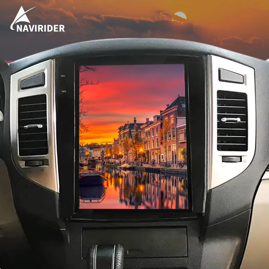 12.1" Vertical Screen Car Radio For Mitsubishi Pajero Sport V97 V93 V98 2006 GPS Carplay Android 11 Car Multimedia Video Player