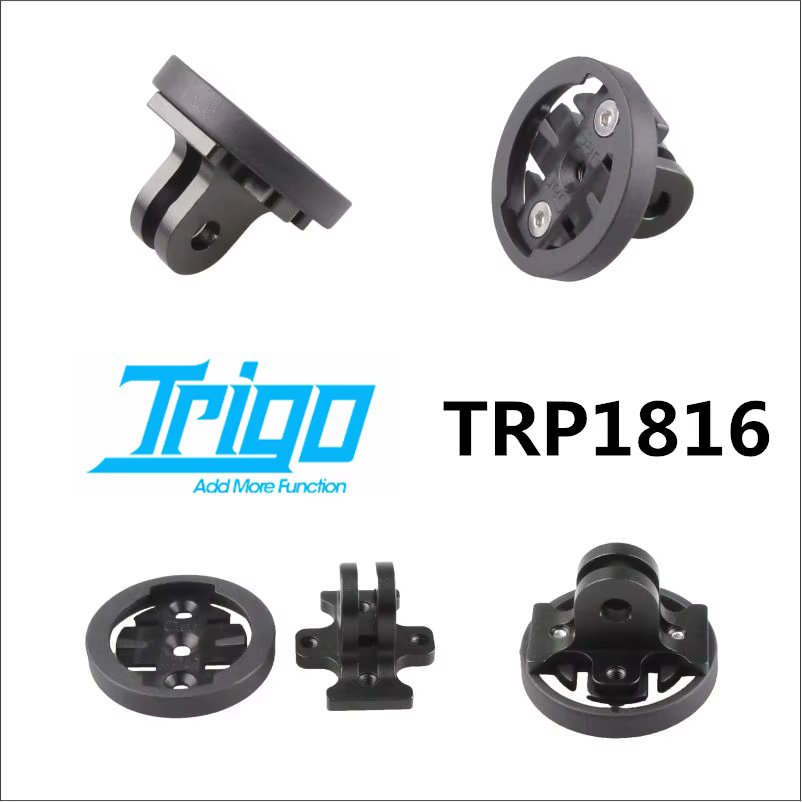 TRIGO TRP1816 Bike Computer Adapter Bicycle Mount Computers Plate 2 Feet Interface Base For Garmin Bryton Giant Wahoo Cateye