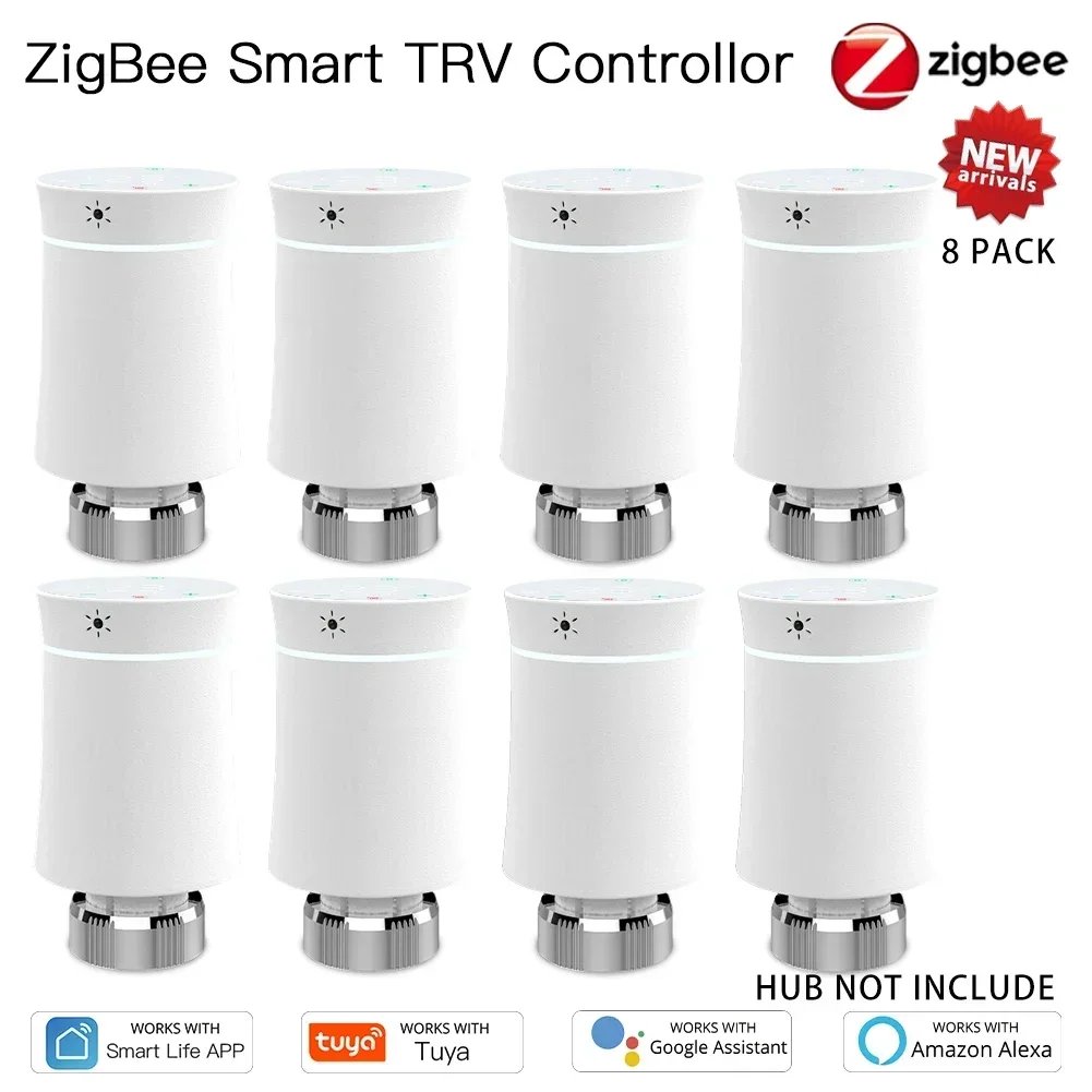 8PCS White Valve