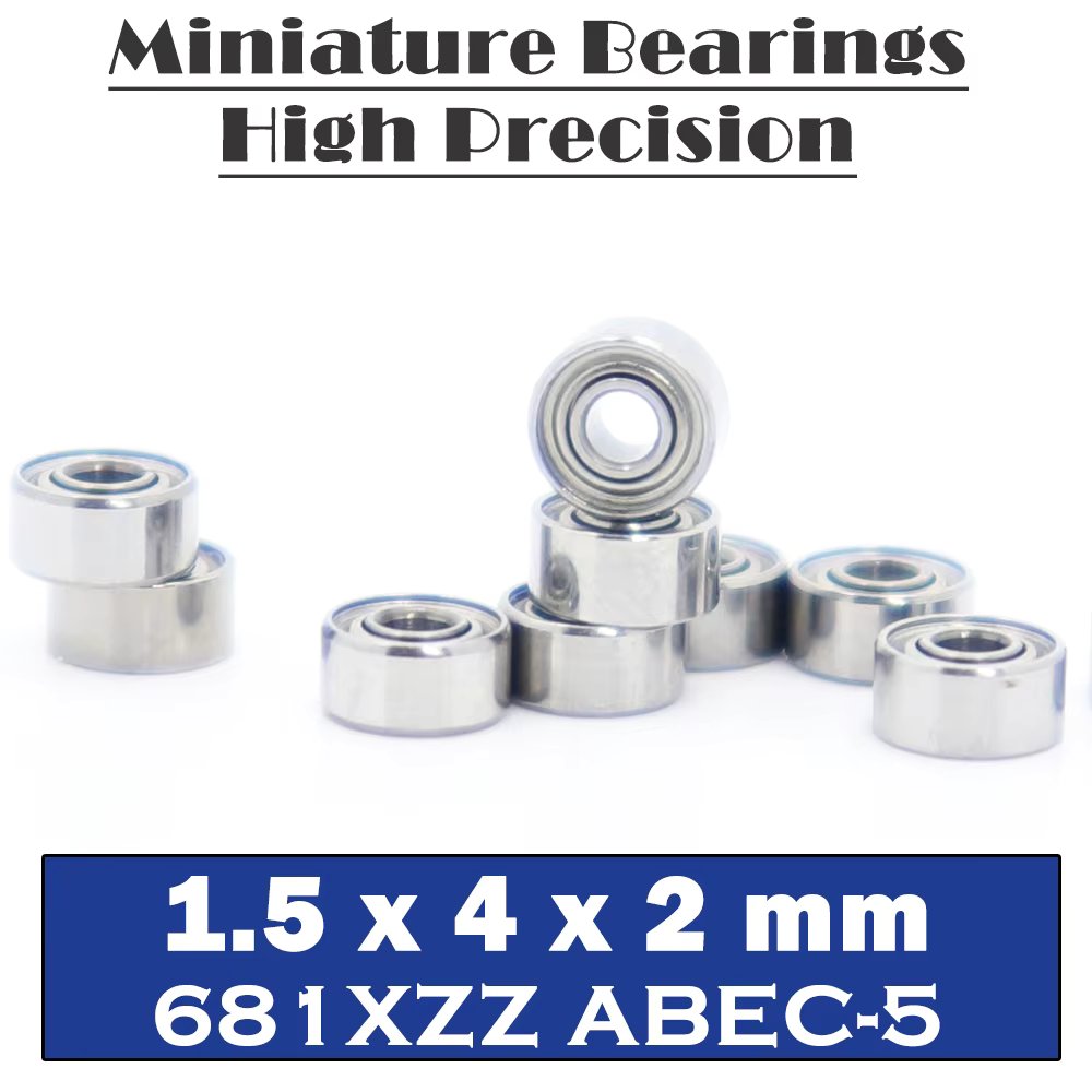 681XZZ Bearing ABEC-5 ( 10 PCS ) 1.5*4*2 mm L-415ZZ W68/1.5ZZ/ Miniature 681X ZZ Ball Bearings