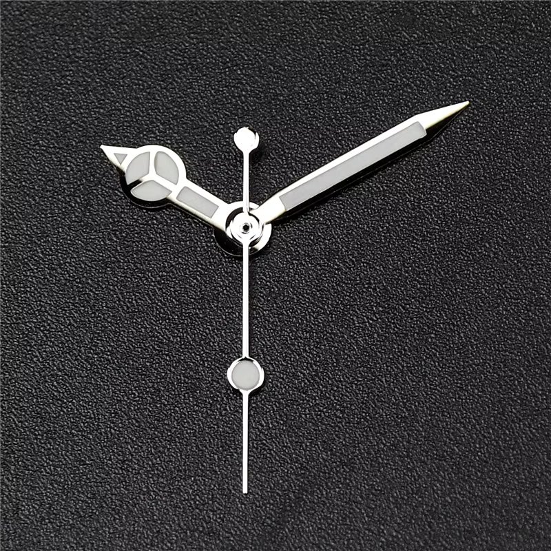 High Quality Watch Hands 12.5*12*8  Polished Silver Gold C3 Bgw9 Green Blue Bright Luminous For Nh35 Nh36 Movement Seiko Mod