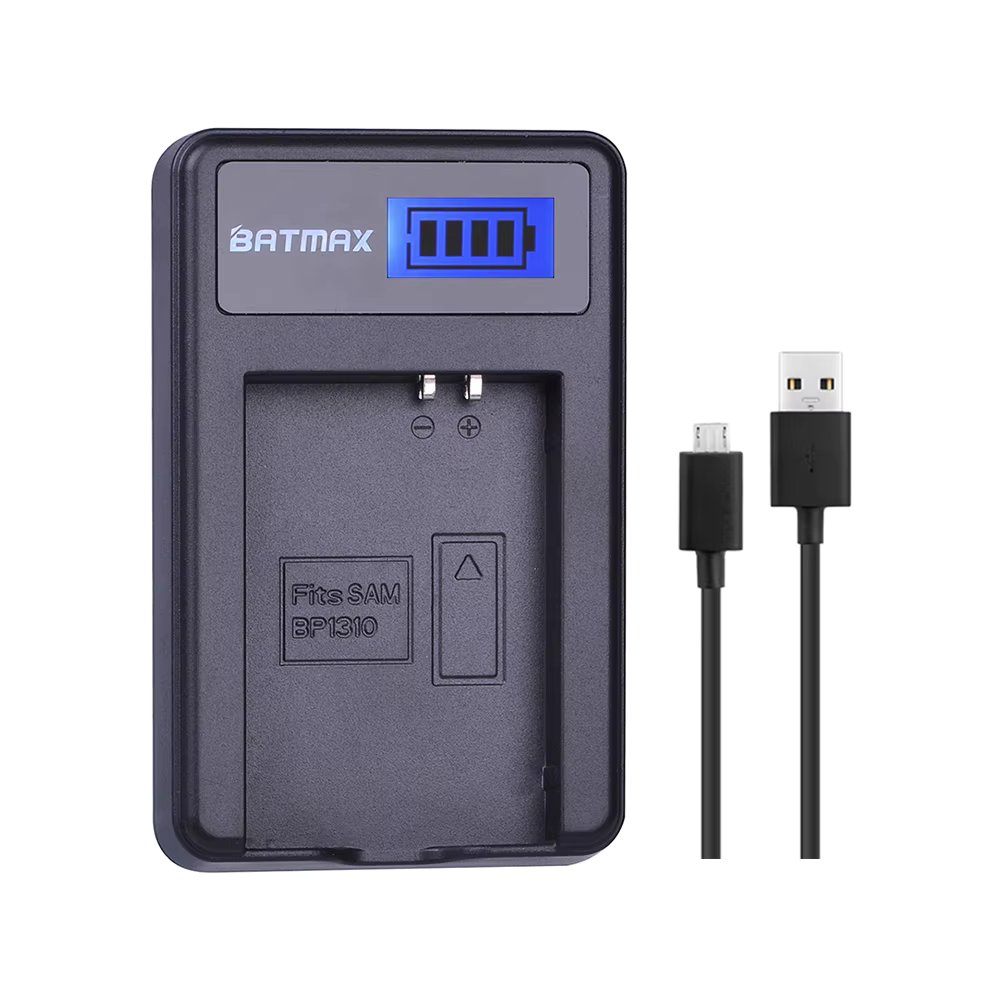 1pc  IA-BP1310 BP-1310 BP 1310 LCD USB Battery Charger for Samsung NX5 NX10 NX100 NX11 NX20 Cameras