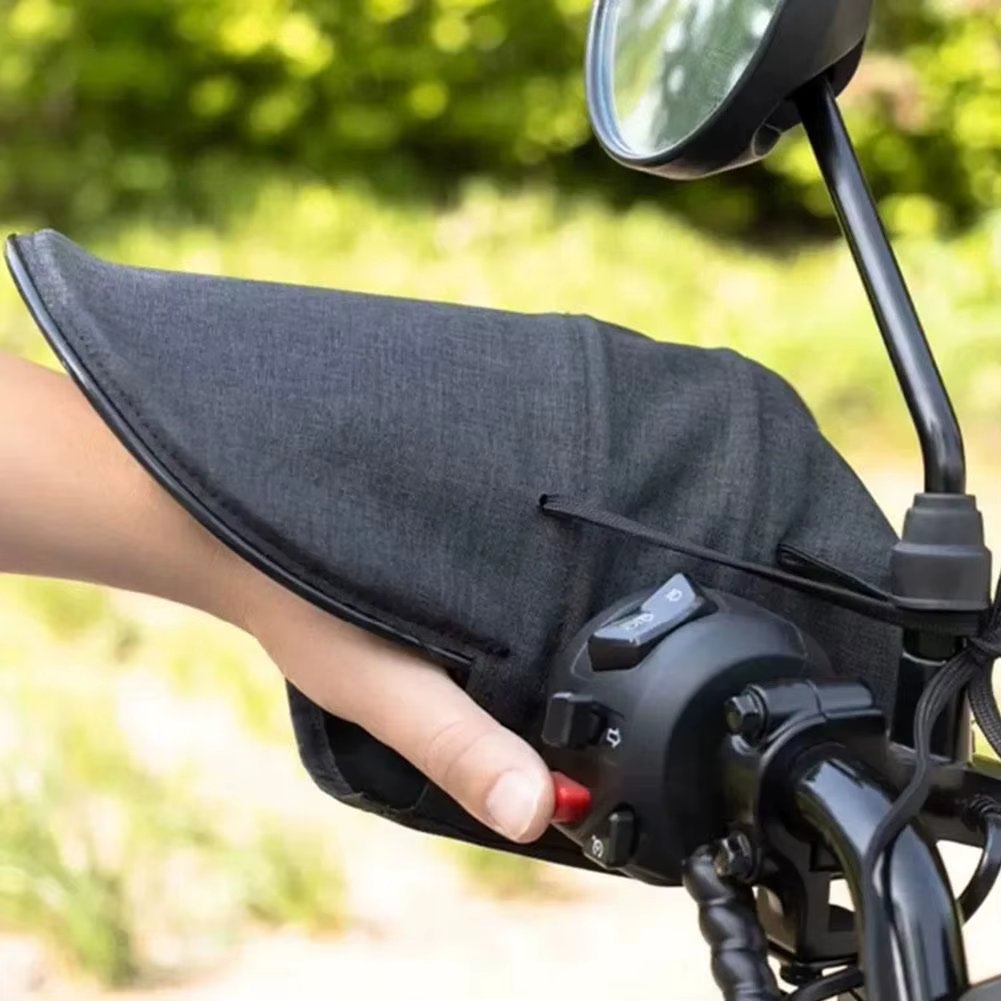 1Pair Motorcycles Handlebar Gloves Waterproof Windproof Sun Protection Gloves For Most Motorbikes Scooters ATVs Snowmobile