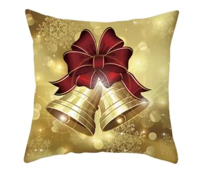 45*45cm Red Merry Christmas Cushion Cover Pillowcase 2023 Christmas Decorations For Home Xmas Noel Ornament New Year Gift 2024