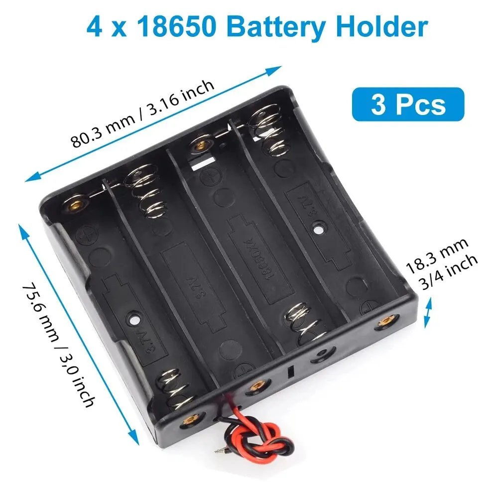 3pcs 4 slot