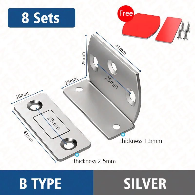 B-8 sets silver