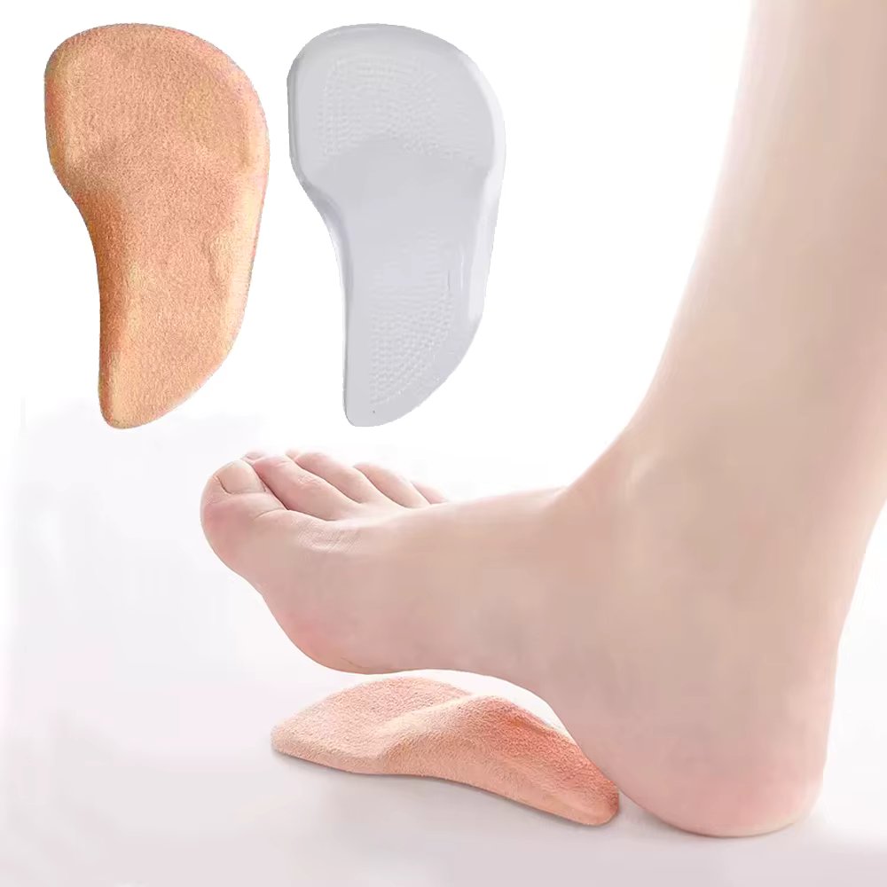 Silicone Gel Orthopedic Insoles for Shoes Women Flat Feet Arch Support Foot Insoles for Plantar Faciitis Pain Relief Shoe Pads