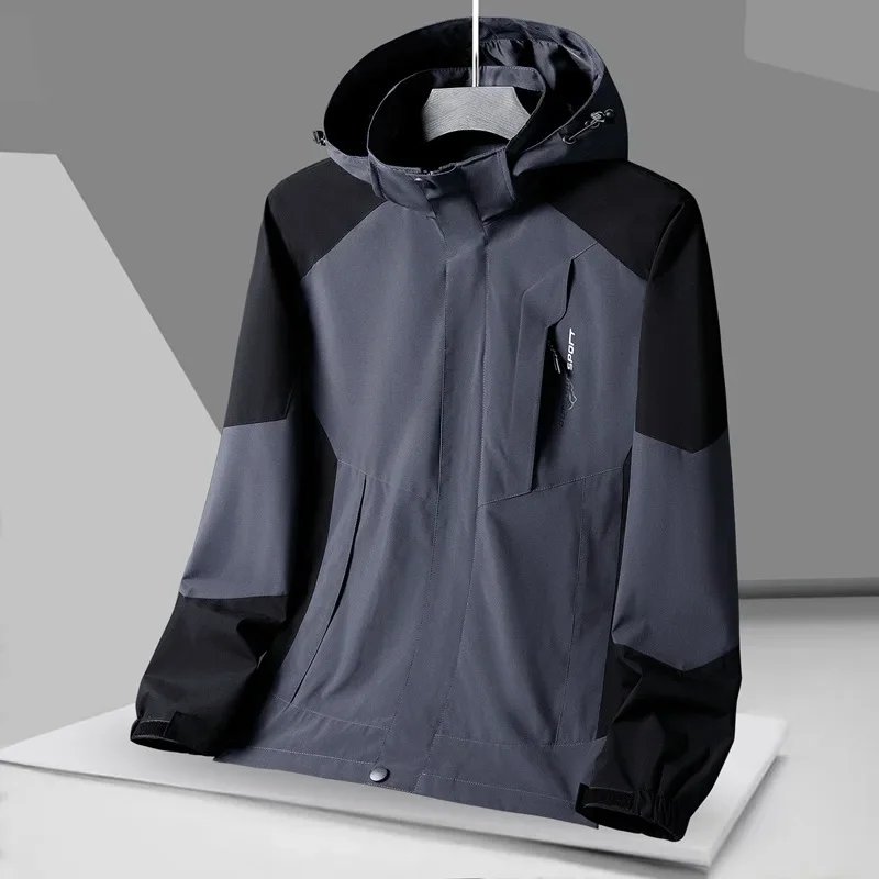 Plus Size Outdoor Men Women Fleece Jacket Waterproof Windproof Camping Mountaineering Clothing Downpour Level Plus Size Outwear