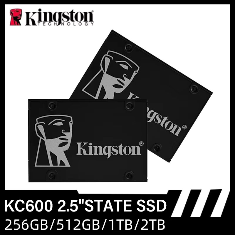 Kingston KC600 SSD 256GB 512GB 1TB 2TB SATA III 2.5 Inch Internal Solid State Drive HDD Hard Disk HD SSD 1024GB Notebook PC