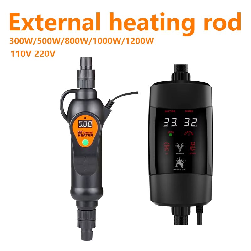 110-240V 300W 500W 800W 1000W 1200W Aquarium Fish Tank Adjustable Temperature External Heater Automatic Thermostat