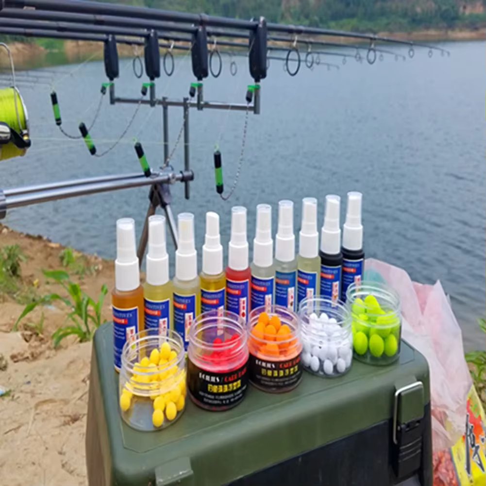 20ml Carp Fishing Bait Additive Boilies Flavoured Spray Pop-Up Pellet Attractant Hot Sale Fishing Lure Smell Flavor Tool Parts