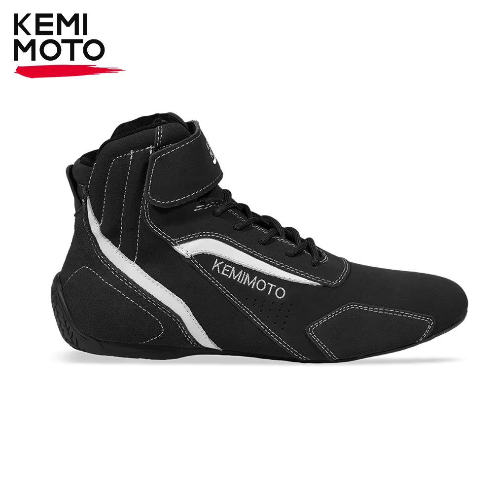 KEMIMOTO Kart Racing Shoes Motorcycle Rally Car Club Exercise Sneaker Anti-collision Anti-slip Lightweight Available Unisex Boot