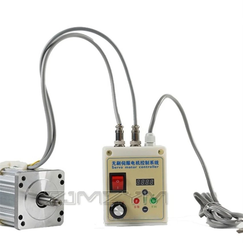 Brushless Servo Motor Control Set 550W/750W 220V/110V Knob Speed Adjustment Belt Sander Woodworking Machinery Lathe