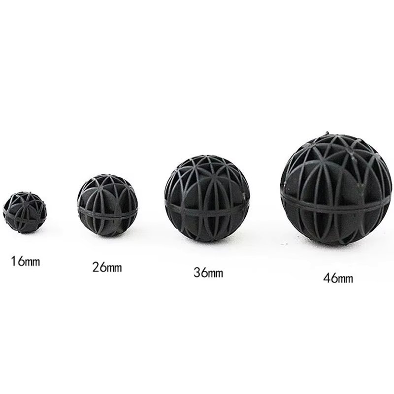 10/20/40Pcs/lot 26mm 36mm 46mm Aquarium Filter Bio Balls Portable Wet Dry Cotton For Air Pump Clean Fish Tank Pond Sponge Media