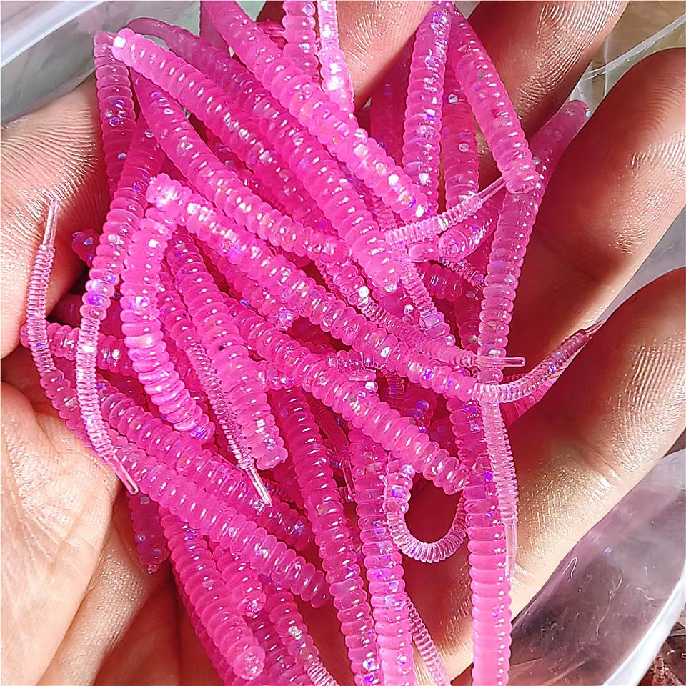 SWOLFY  10PCS Mini Soft Worm Fishing Lure 0.3g 0.45g Jerkbait Fish AJING Soft Lure Rockfish Swimbaits Jig Lure Fishing Tackle