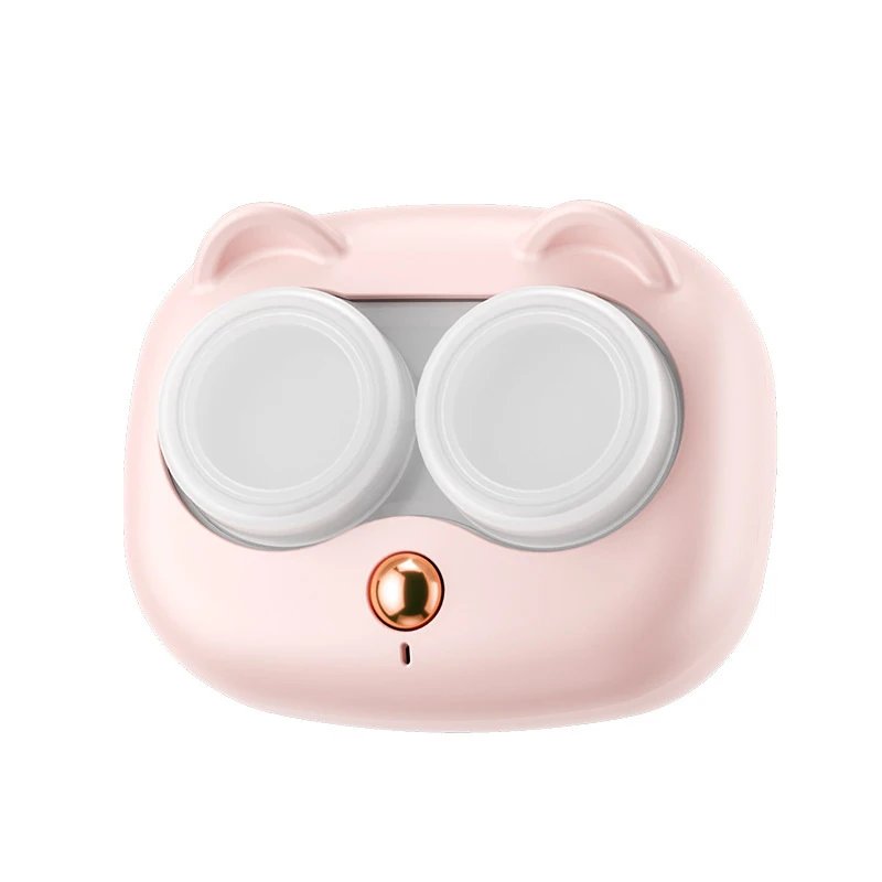 Contact Lenses Cleaner Ultrasonic With Removable Box Remove Tear Protein Cleaning Machine Portable Contact Lenses Case