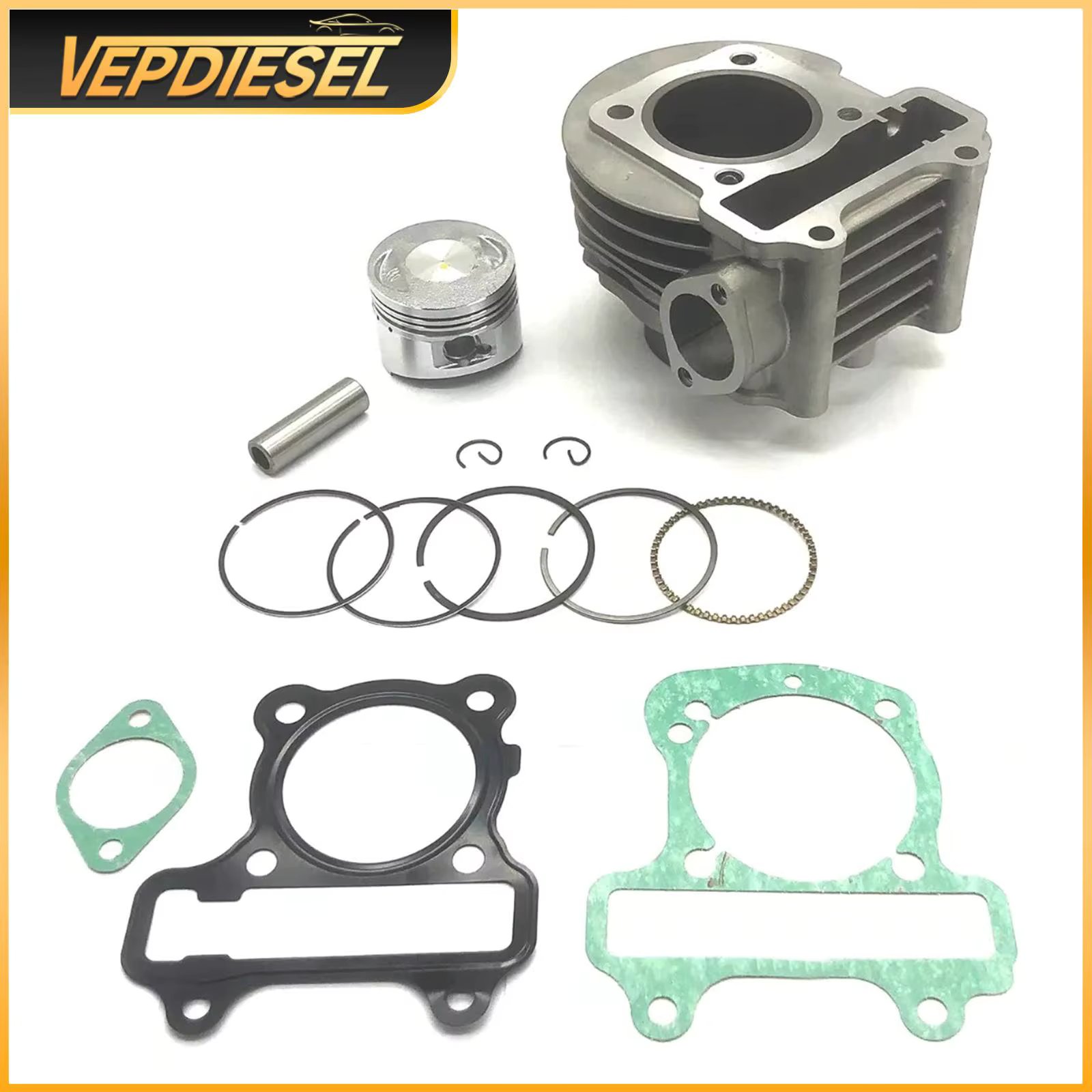 1Set Cylinder piston Big Bore Kit for Honda Activa 100 Honda Beat 100 Wh100 Motorcycle Professional Replacement Parts