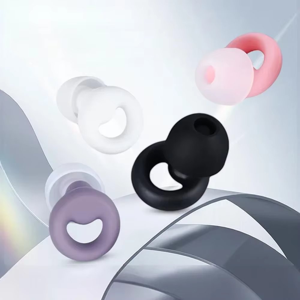 Anti Noise Silicone Earplug Sleep Noise Reduction Ear Plug Canceling Soundproof Ear Plugs Waterproof Swimming Soft Ear Protector