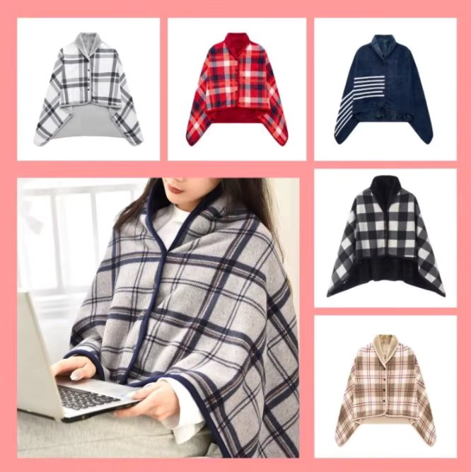 Knee blanket Shoulder blanket Camping blanket Microfiber sleeping car blanke