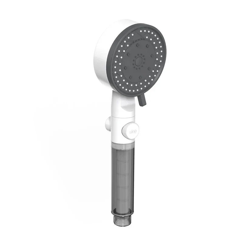 White shower head