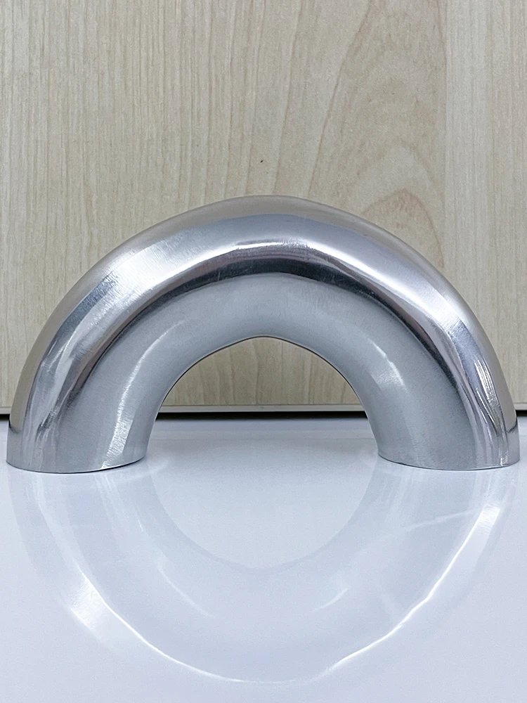 19/25/32/38/45/51/57/63/76Mm OD Butt Weld 180 Degree Return Bend SUS304 Stainless Pipe Fitting Connector Homebrew