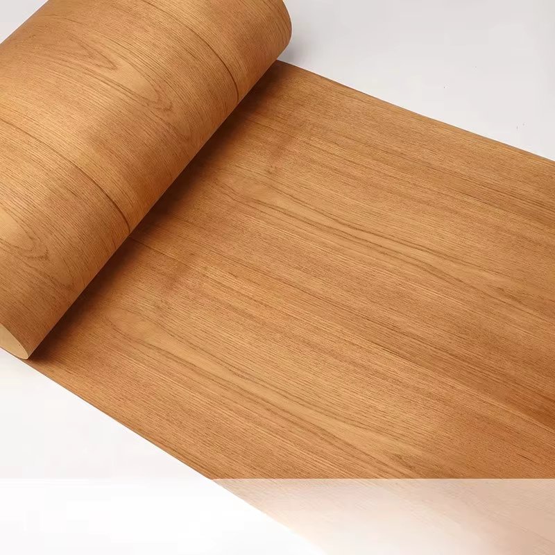 Teak Wood With Kraft Paper on The back Handmade Veneer For Decoration And Natural Wood veneer