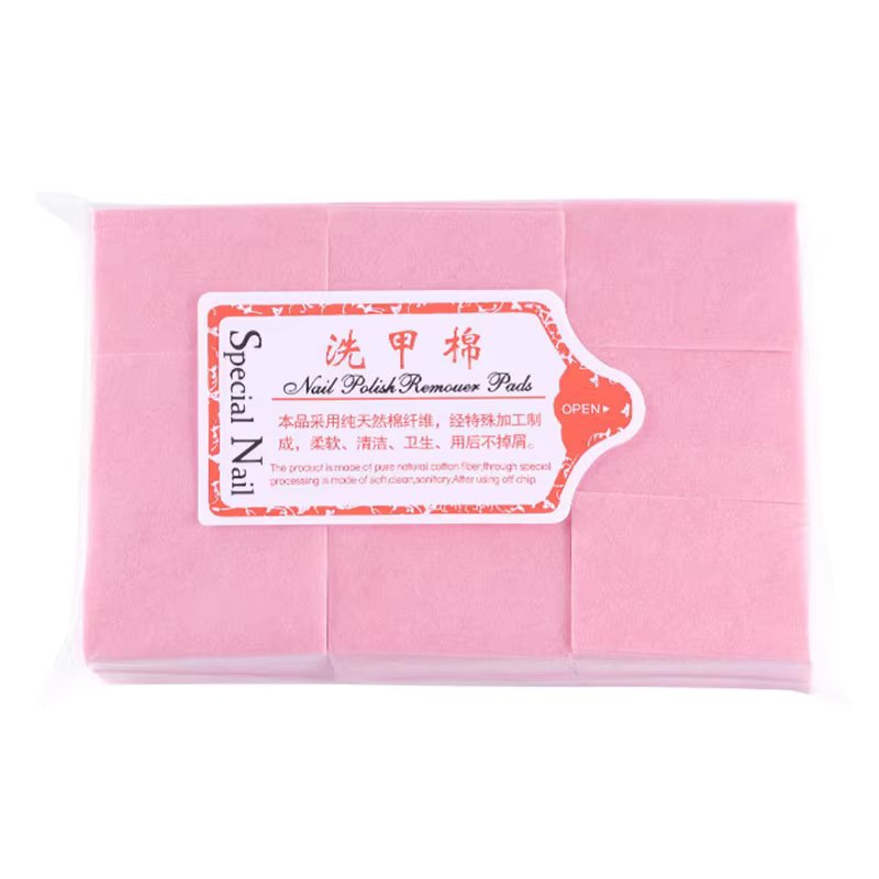 540Pcs Nail Cotton Polish Remover Gel Clean Manicure Napkins Pedicure Lint-Free Wipes Cleaner Paper Pads Varnish Tool