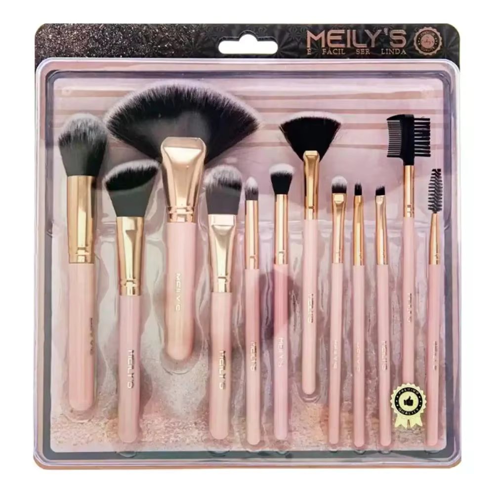 Kit with 12 Makeup Brushes Meily's Ref 149