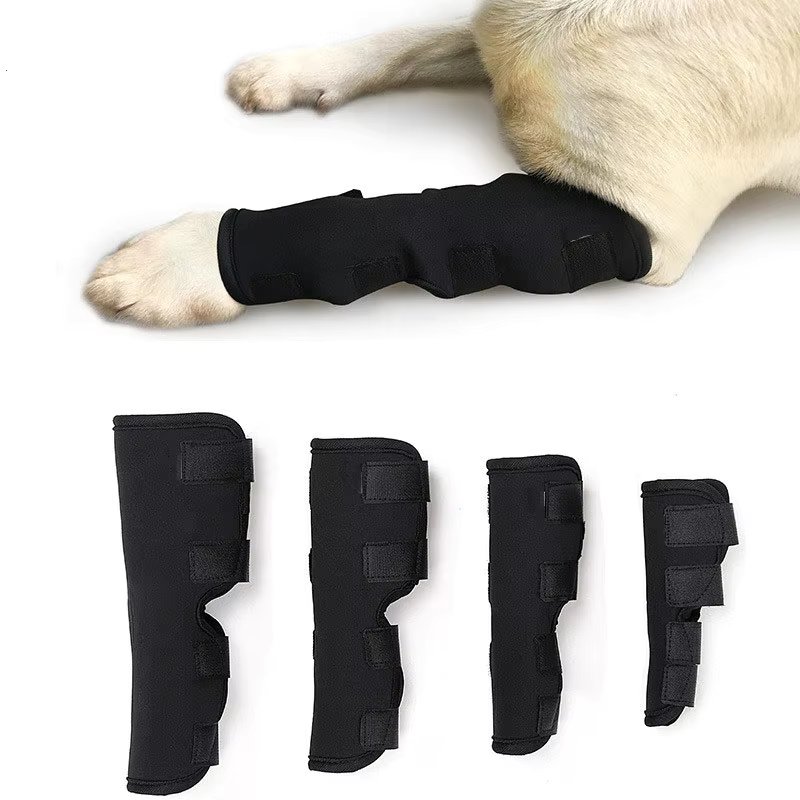 Pet Dog Bandages Dog Injurie Leg Knee Brace Strap Protection For Dogs Joint Bandage Wrap Doggy Medical Supplies Dogs Accessories