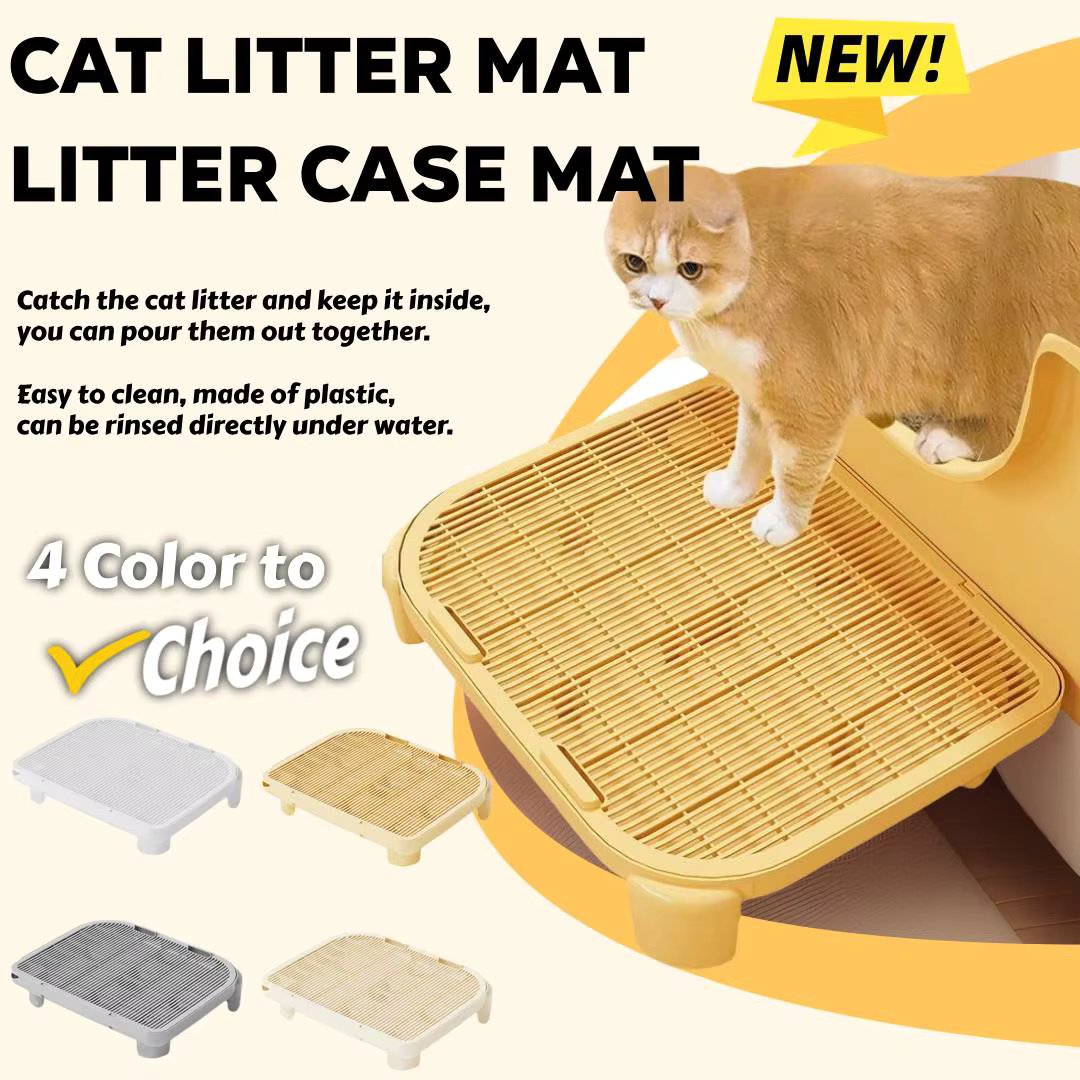 Pet Cat Litter Mat Cat Litter Trapping Mat Hollow parts to catch cat litter Anti-splashing Cat Litter Box Liner Mat