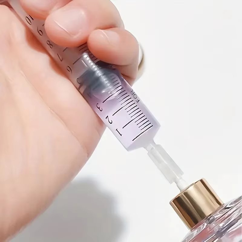 Precision 10ML Syringe Dispenser for Cosmetics and Fragrances - Leak-proof, clear measurement, ideal for precise water filling