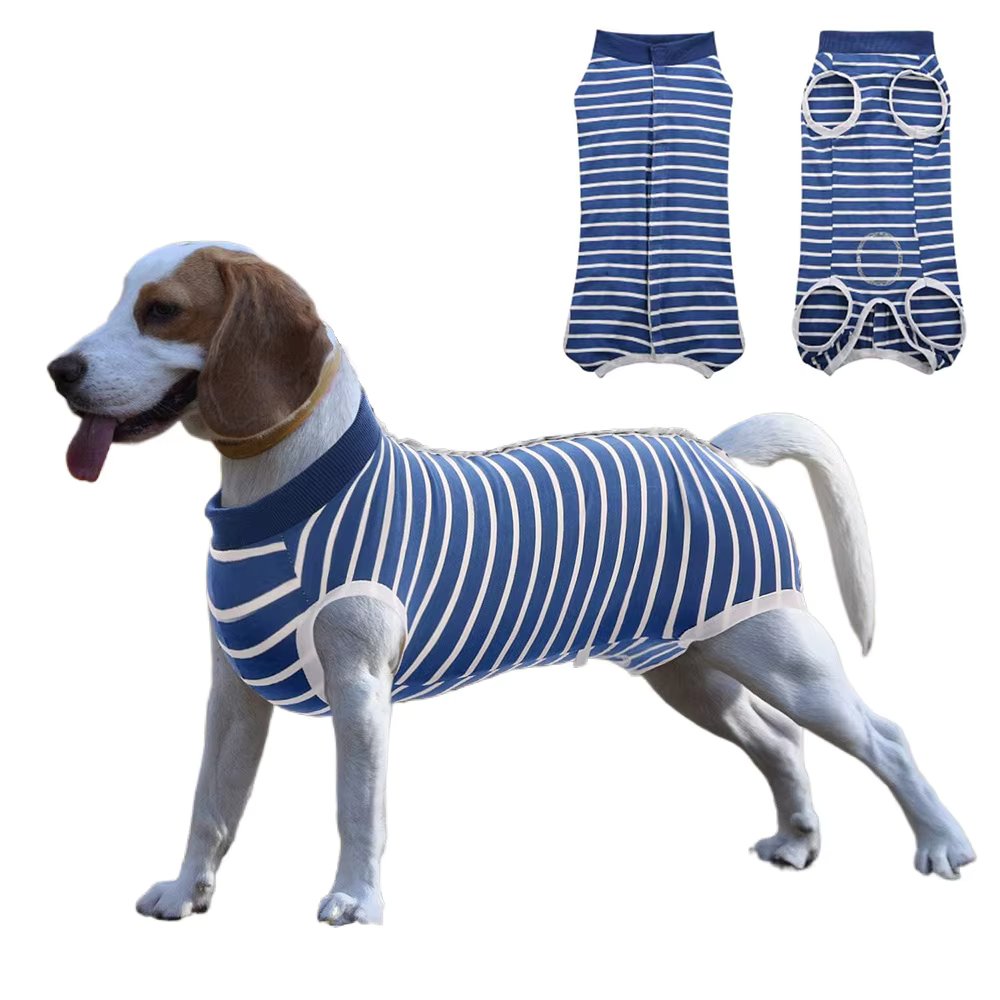 Dog Recovery Suit Abdominal Wound Surgical Clothes Dogs Anti-Licking Pet Onesies Vest Post Surgery Dog Sterilization Suit