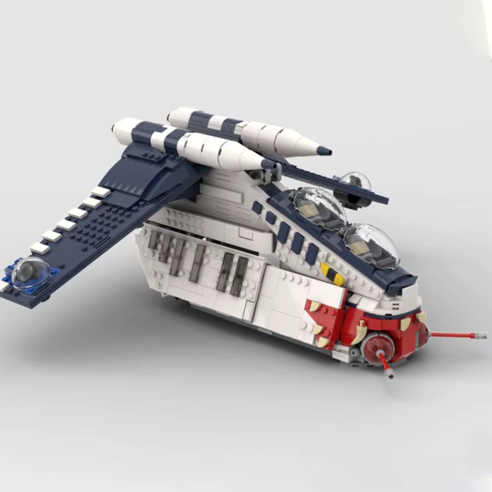 Staredamp Republic Gunship &amp Wars Building Blocks MOC Bricks Toys For Children Compatible Model Christmas Gifts