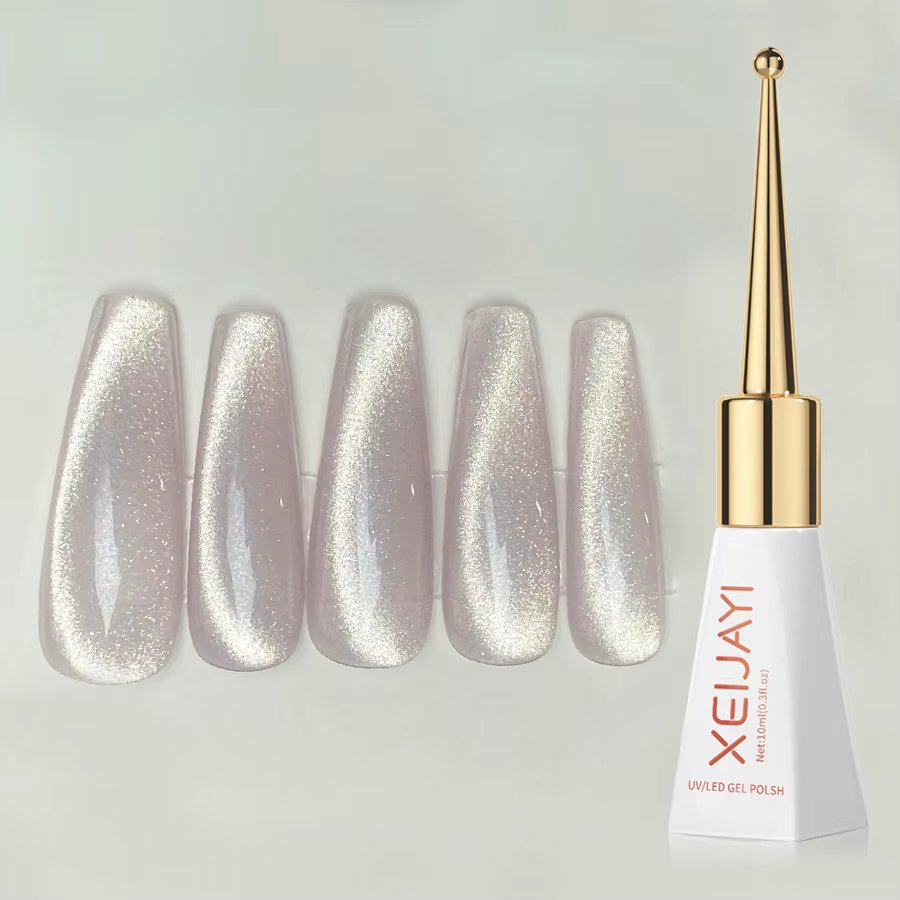 1pc 10ml Chili Peppers Magnetic Cat Eye Chrome Nail Powder Chameleon Metallic Nail Art Glitter Powder For Gel Polish DIY Home Na