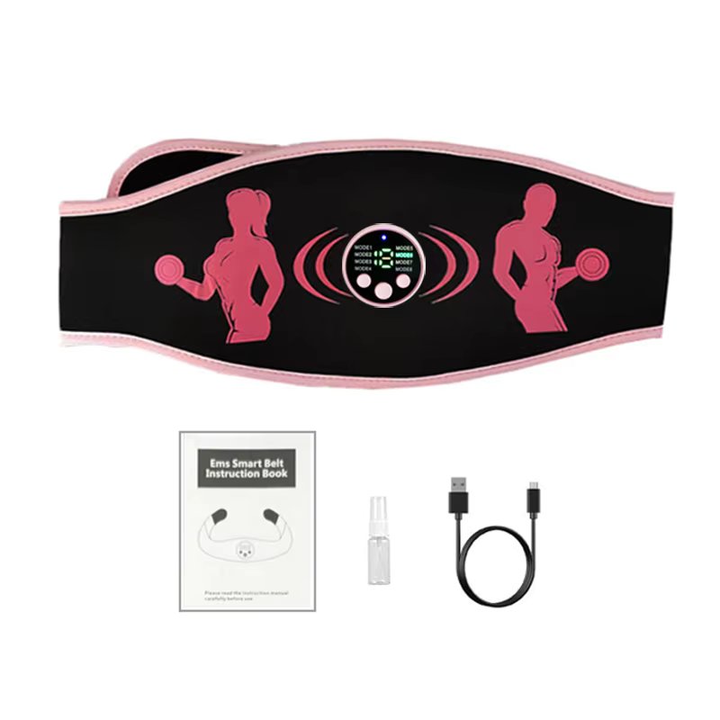 Smart Waist Abdominal Muscle Trainer Muscle Toner Abdominal Toning Belt Home Fitness Massager Workout Equipment