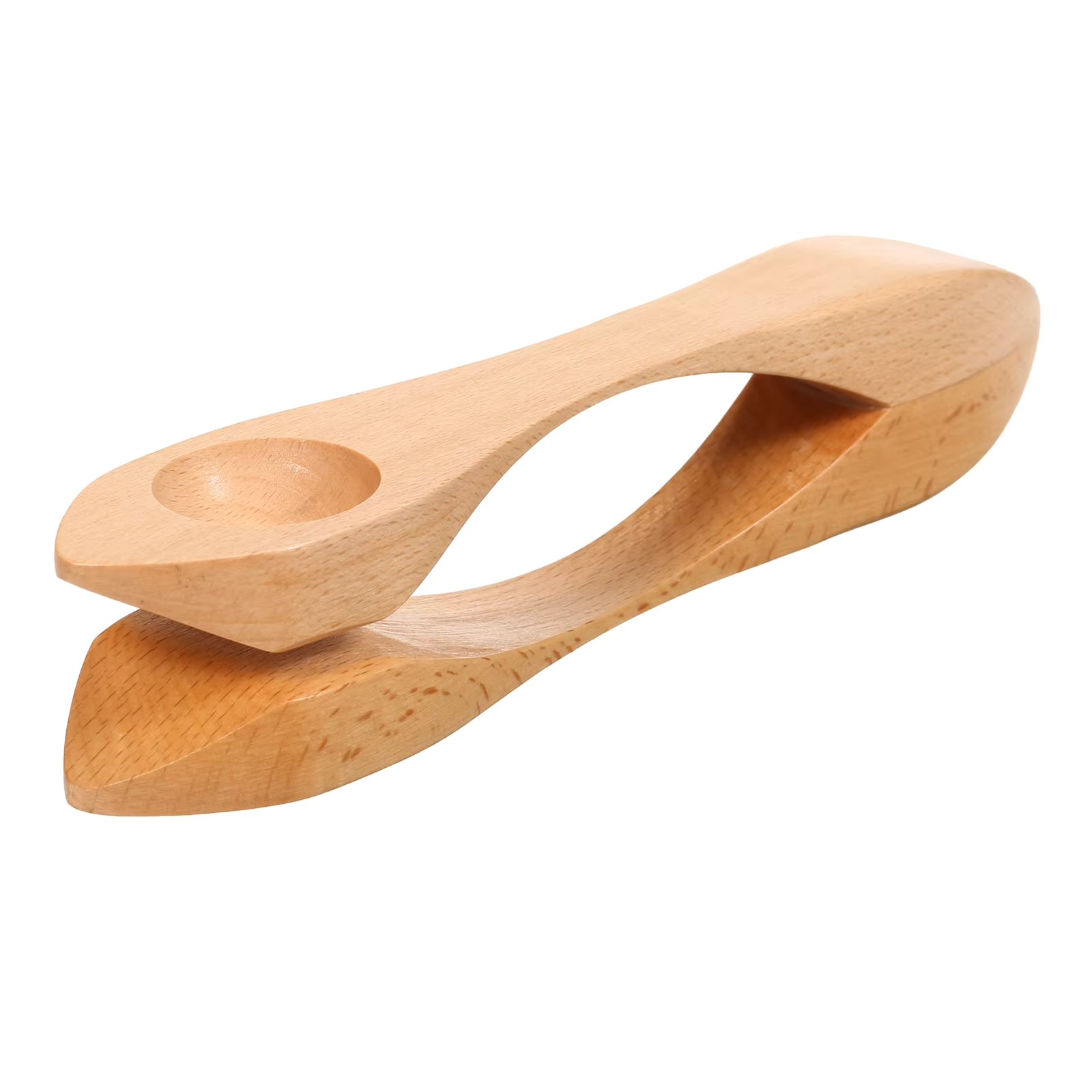 Wooden Musical Spoon Folk Percussion Instrument Natural Wood Folk Sound Traditional Percussion Spoons Great Gift for Kids