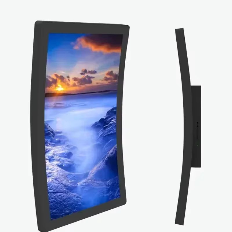 65 inch smart tv 4k lcd curved screen 70 inch 75" curved led tv 4 k hd android television wall mount